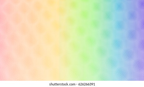 Wide format abstract background with halftone effect. Rhythmic circles. Decorative shapes. Vector EPS10 without gradient with transparency. Digitally wallpaper. 16 : 9