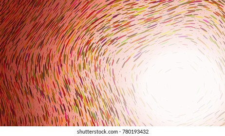 Wide format abstract background, optical illusion of gradient effect. Stipple effect. Rhythmic noise particles. Grain texture. Full HD wallpaper with strokes. Vector EPS10 with transparency