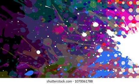 Wide format abstract grunge background. Vector EPS10 without gradient with transparency.