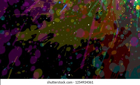 Wide format abstract grunge background. Vector EPS10 without gradient with transparency.