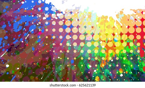 Wide format abstract grunge background. Vector EPS10 without gradient with transparency.