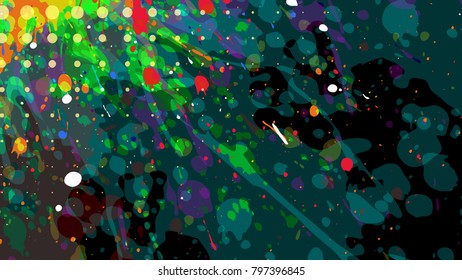 Wide format abstract grunge background. Vector EPS10 without gradient with transparency.