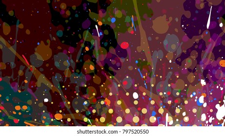 Wide format abstract grunge background. Vector EPS10 without gradient with transparency.
