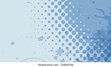 Wide format floral grunge background. Vector EPS10 without gradient with transparency. Place for text. Nature ecology theme. Background for presentation. Digitally wallpaper. 16 : 9