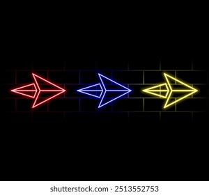 Wide gaming background with glowing play button. Press to play. Start button..