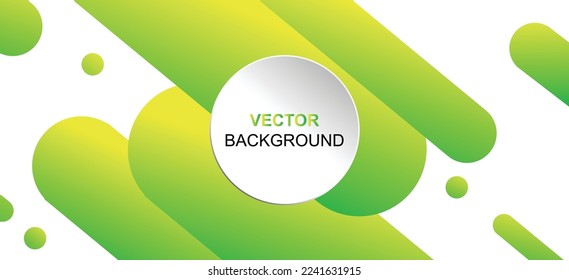 Wide geometric background. Simple shapes with trendy gradients composition

