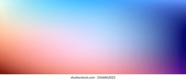 wide glowing colorful gradient background