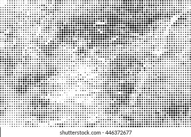 Wide halftone  black and white background