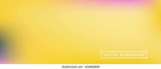 Wide headers modern yellow background. Narrow smooth blurred futuristic template. Bright desert hologram style backdrop. Blank Holographic spectrum gradient for printed products, covers.
