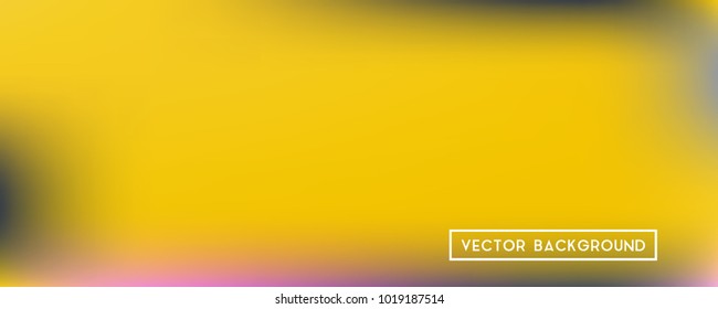 Wide headers modern yellow background. Narrow smooth blurred futuristic template. Bright desert hologram style backdrop. Blank Holographic spectrum gradient for printed products, covers.