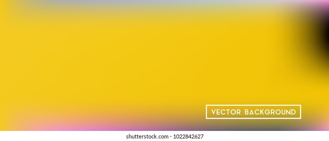 Wide headers modern yellow background. Narrow smooth blurred futuristic template. Bright desert hologram style backdrop. Blank Holographic spectrum gradient for printed products, covers.