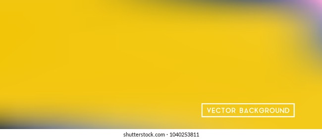 Wide headers modern yellow background. Narrow smooth blurred futuristic template. Bright desert hologram style backdrop. Blank Holographic spectrum gradient for printed products, covers.
