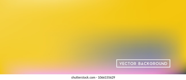 Wide headers modern yellow background. Narrow smooth blurred futuristic template. Bright desert hologram style backdrop. Blank Holographic spectrum gradient for printed products, covers.