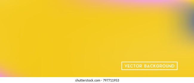 Wide headers modern yellow background. Narrow smooth blurred futuristic template. Bright desert hologram style backdrop. Blank Holographic spectrum gradient for printed products, covers.