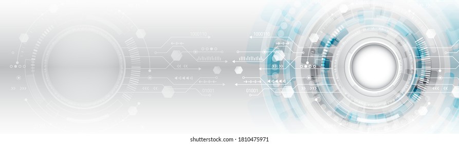 Amplio fondo tecnológico futurista de alta tecnología. Resumen Ingeniería, Comunicación, Concepto de Ciencia Ficción.