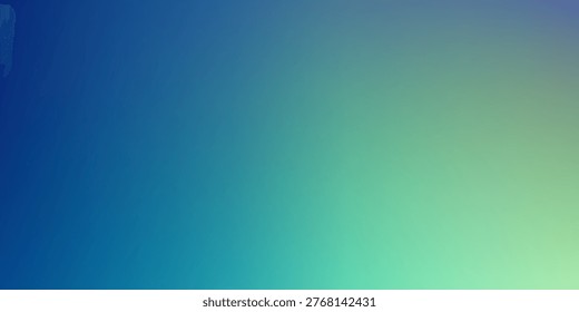 wide horizontal digital abstract image, dark blue, green, and yellow gradations. Gradien mages
