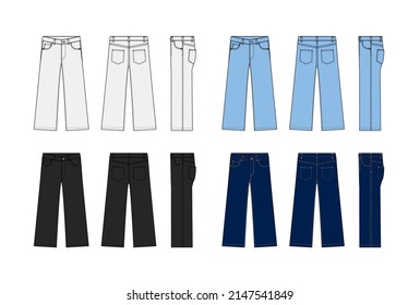 1,445 Blue straight pants Images, Stock Photos & Vectors | Shutterstock