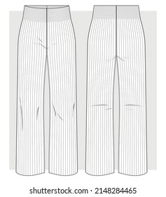Vector de pantalón de pierna acampanada Imágenes recortadas de stock - Alamy