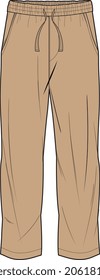 WIDE LEG TRACK PANTS AND JOGGERS FOR MEN AND BOYS BOTTOM WEAR VECTOR