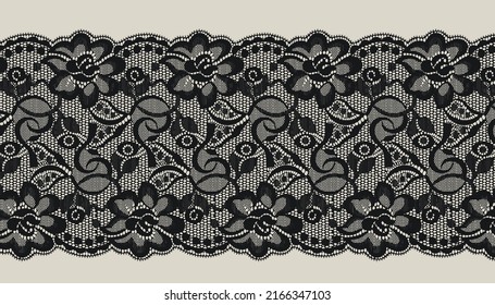 Wide Luxury  Mesh Embroidered  Lace Trim