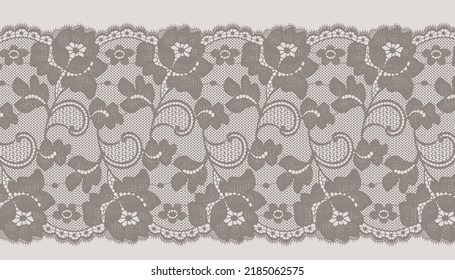 Wide Luxury  Mesh Embroidered  Lace Trim
