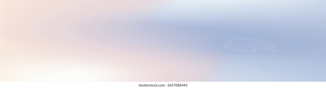 Wide pastel winter colored gradient. Modern simple gradient vector background	