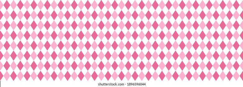 amplio diseño vectorial transparente de argyle rosa