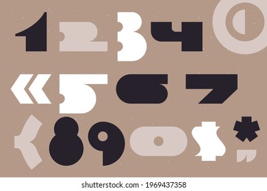 Wide Plump numbers set is a bold Stencil Font. Most of the glyphs are without any holes, it's provide powerful impact. You can use it in fashion magazines covers, short advertise slogan and so on.