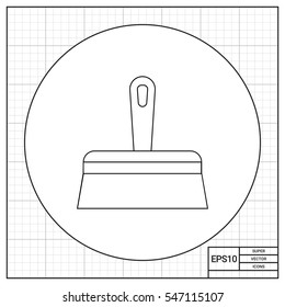 Wide Putty Knife Icon