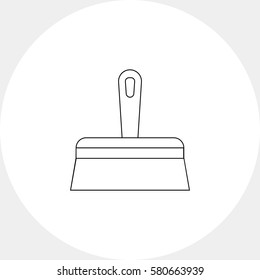 Wide Putty Knife Icon