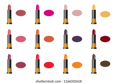 A wide range of beautiful lipstick