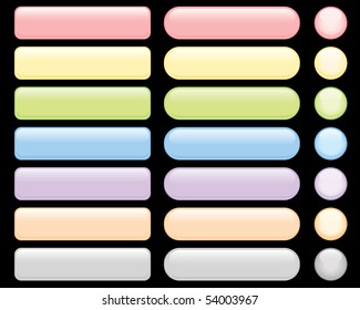 wide range of buttons in different color