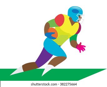 wide receiver run with the ball