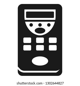 Wide remote control icon. Simple illustration of wide remote control vector icon for web design isolated on white background