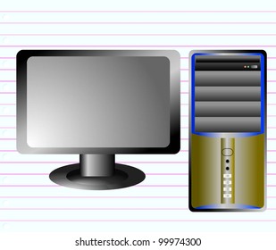 Wide screen monitor