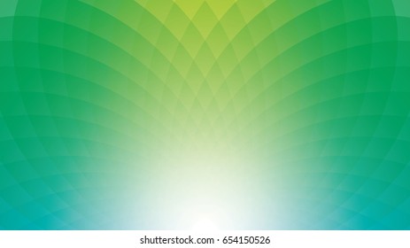 Wide screen web page or business presentation abstract greenery background with copy space. HD 16x9 colorful pattern. Vector EPS10.