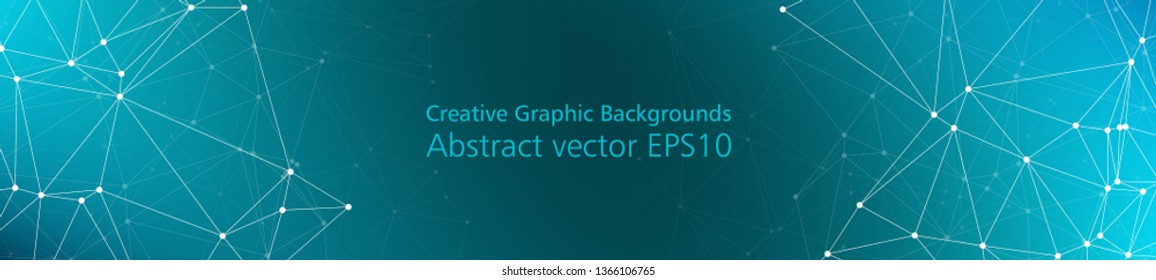 Wide tech banner digital technology vector concept