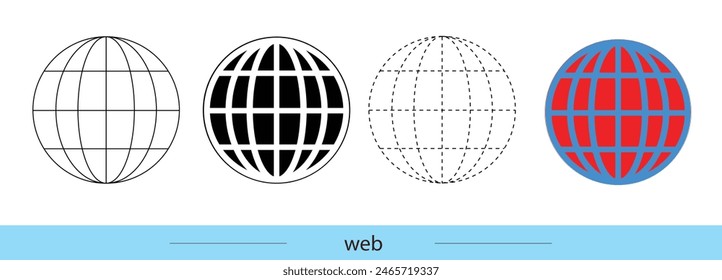 wide web address onnection vector icon 