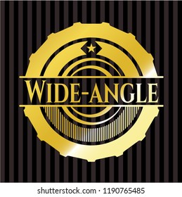 Wide-angle shiny emblem
