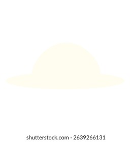 Wide-Brimmed Summer Hat Icon for Sun Protection and UV Care