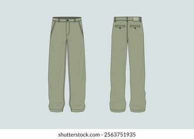 A wide-leg chino pant is a stylish and comfortable variation of the traditional chino pants, with a more relaxed and roomy fit. These pants are known for their loose,