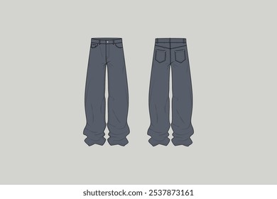 Wide-leg jeans, colloquially called baggy pants, are a style of clothing popular from the early