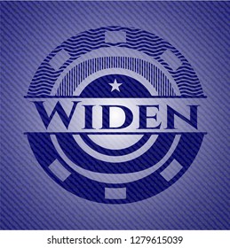 Widen denim background