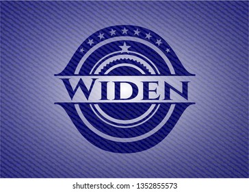Widen denim background
