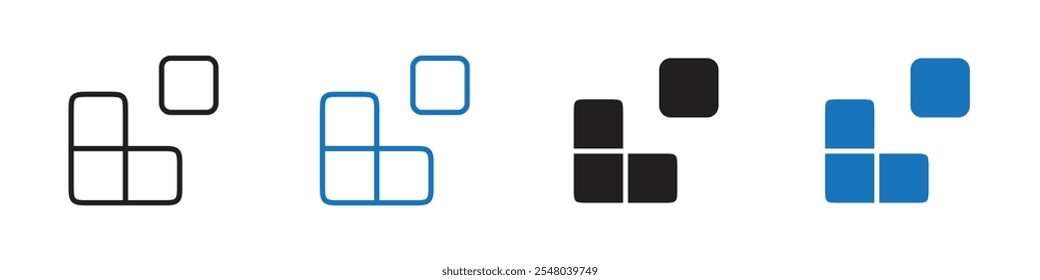 Ícone do elemento Conjuntos de vetores contornos