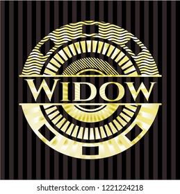 Widow golden emblem