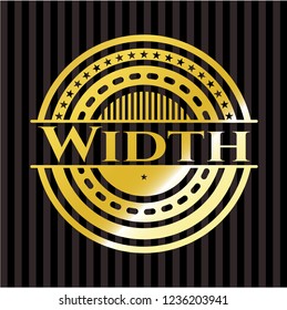 Width golden badge