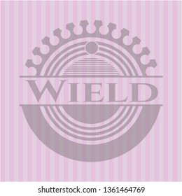 Wield retro pink emblem