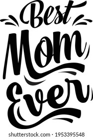 Ehefrau Life Mom Best Life Typografie T-Shirt Design