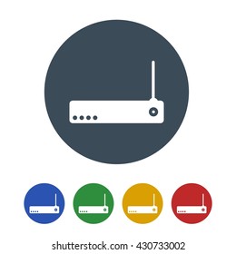 wife router Icon Isolated on White Background.vector illustration icon